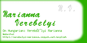 marianna verebelyi business card